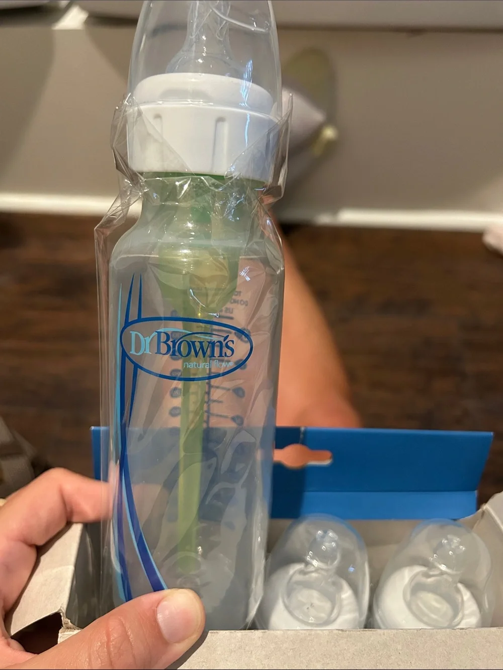 Dr. Brown's Anti-Colic Options+ Narrow Baby Bottles - Green (3 Pack)